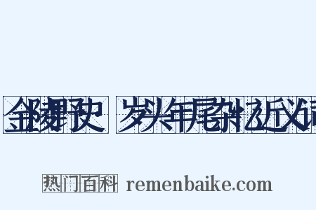 金陵野史·岁头年尾杂忆近义词是什么意思的图片